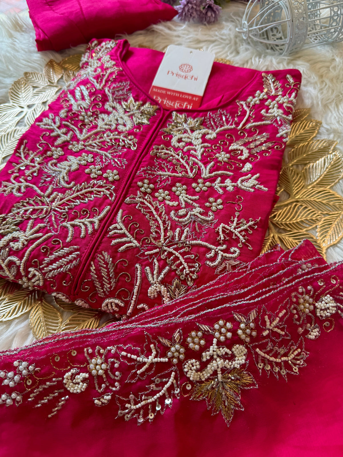 Designer Embroidery Kurti pant with Embroidered dupttaa
