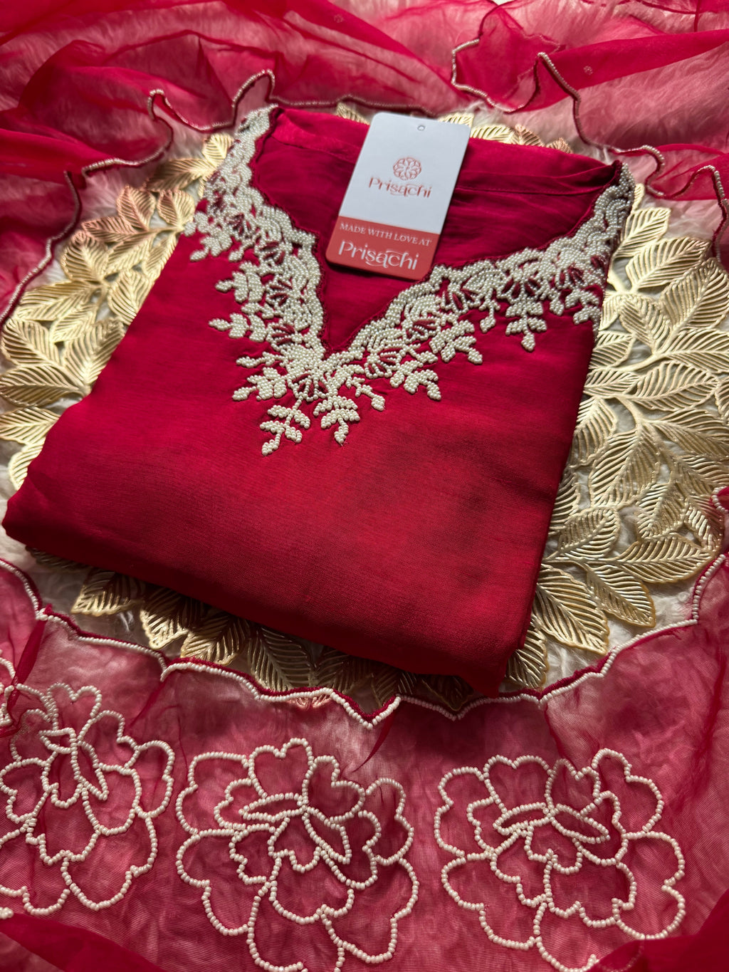 Embroidered kurta Pant  with dupatta