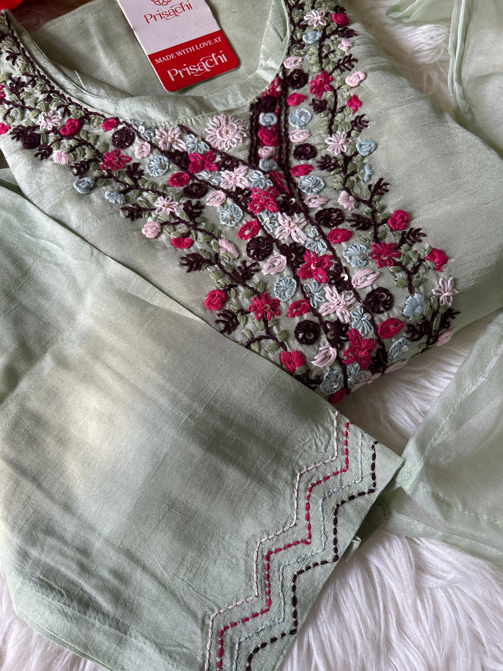 Designer Kurti bottom with Dupttaa