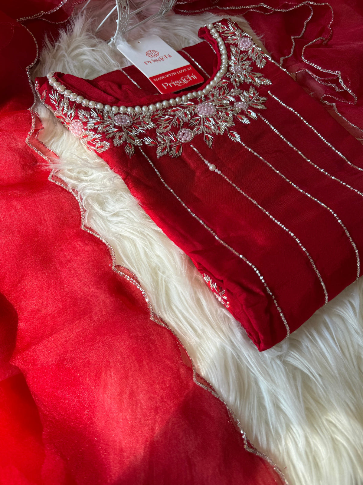 Embroidered kurta Pant  with dupatta
