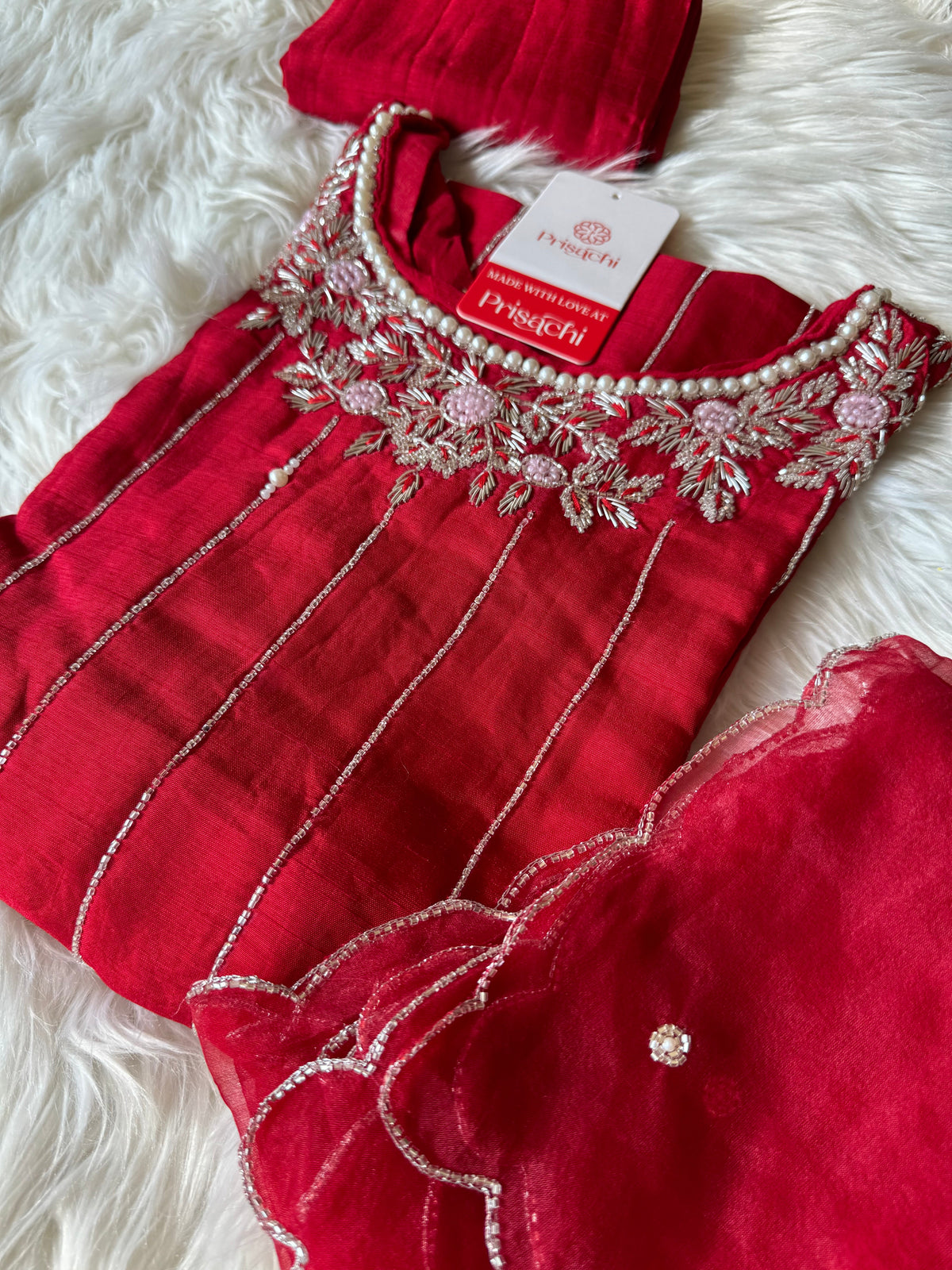 Embroidered kurta Pant  with dupatta