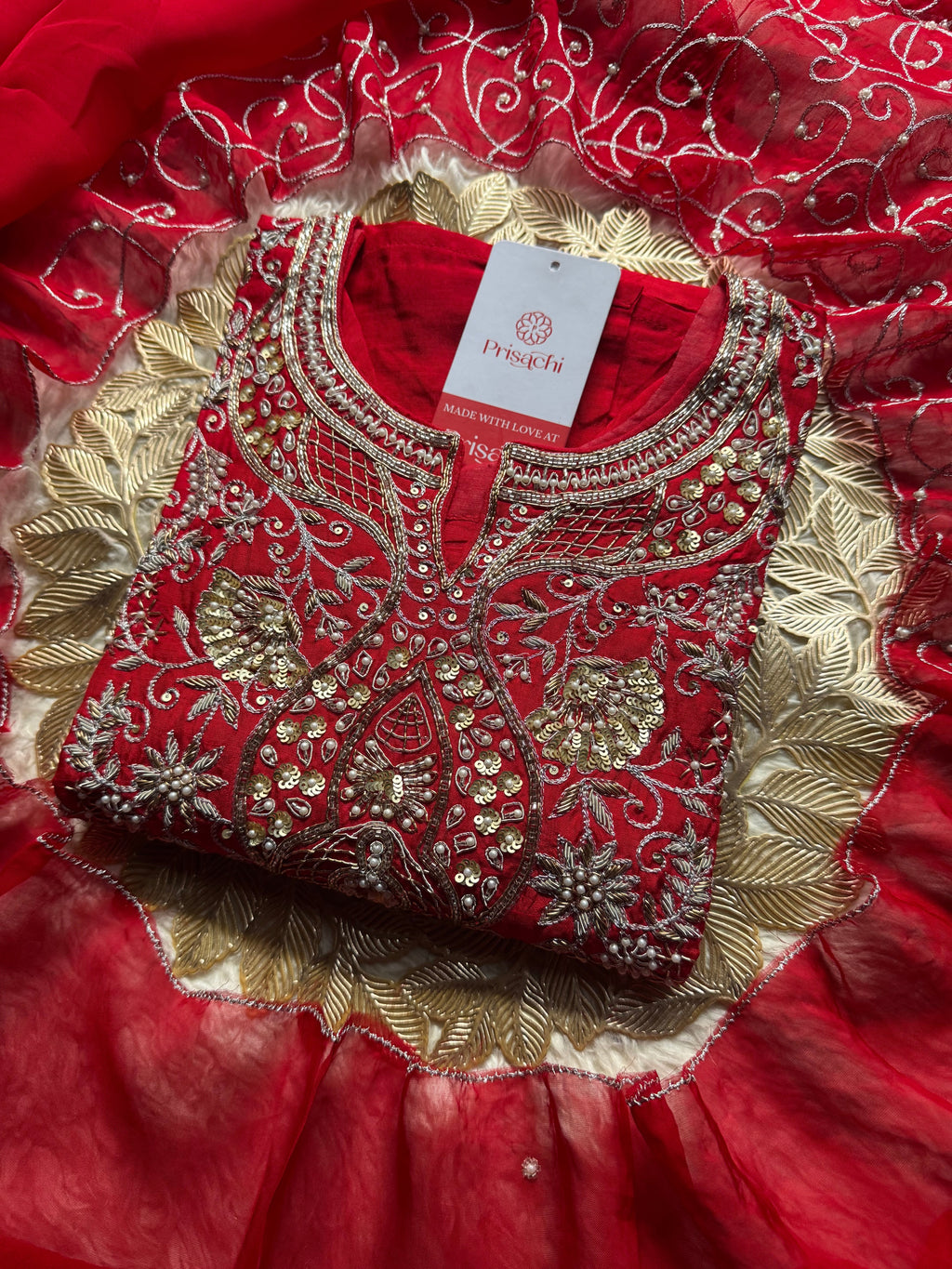 Designer Embroidered kurta Bottom  with dupatta