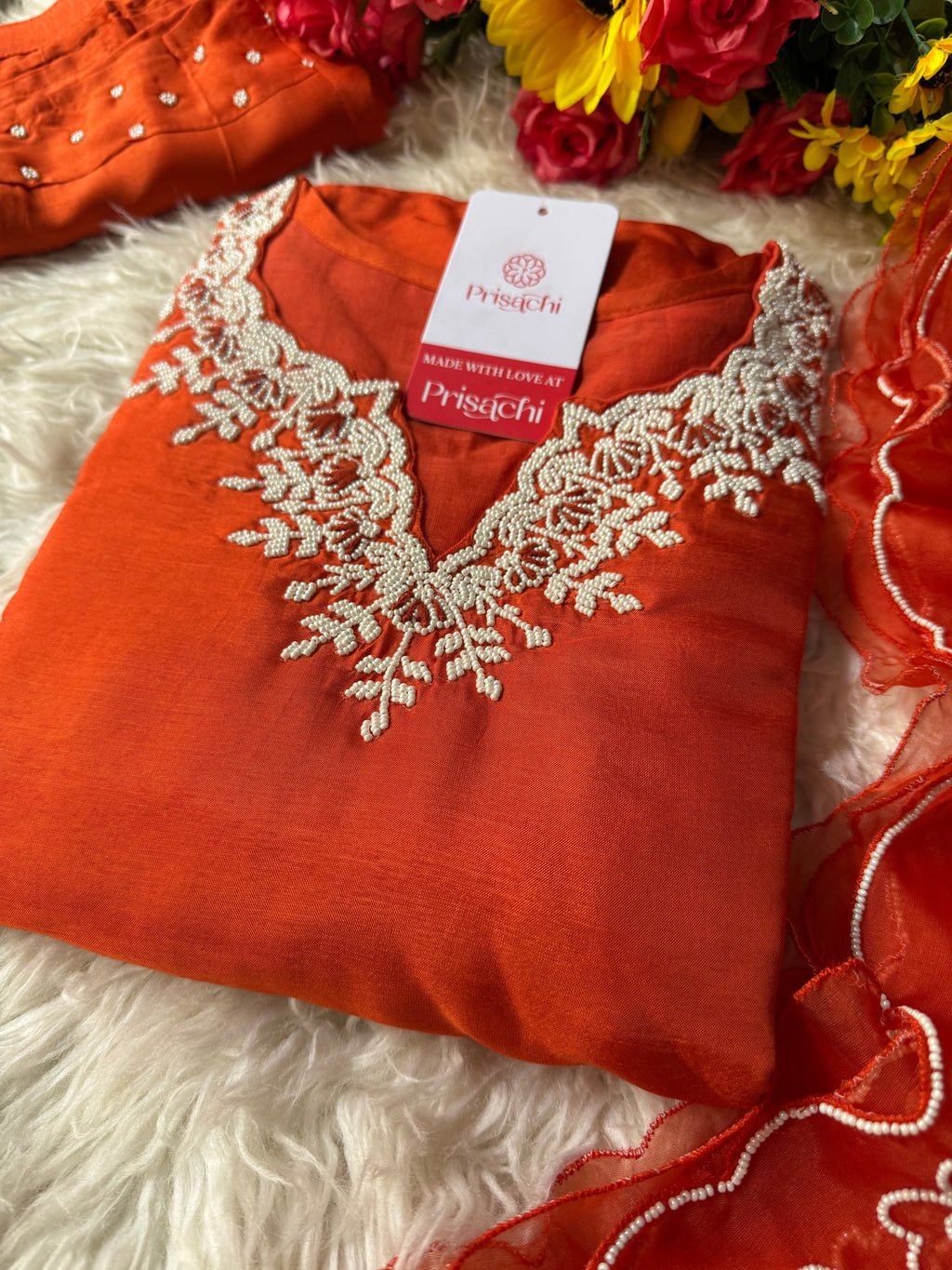 Embroidered kurta Pant  with dupatta