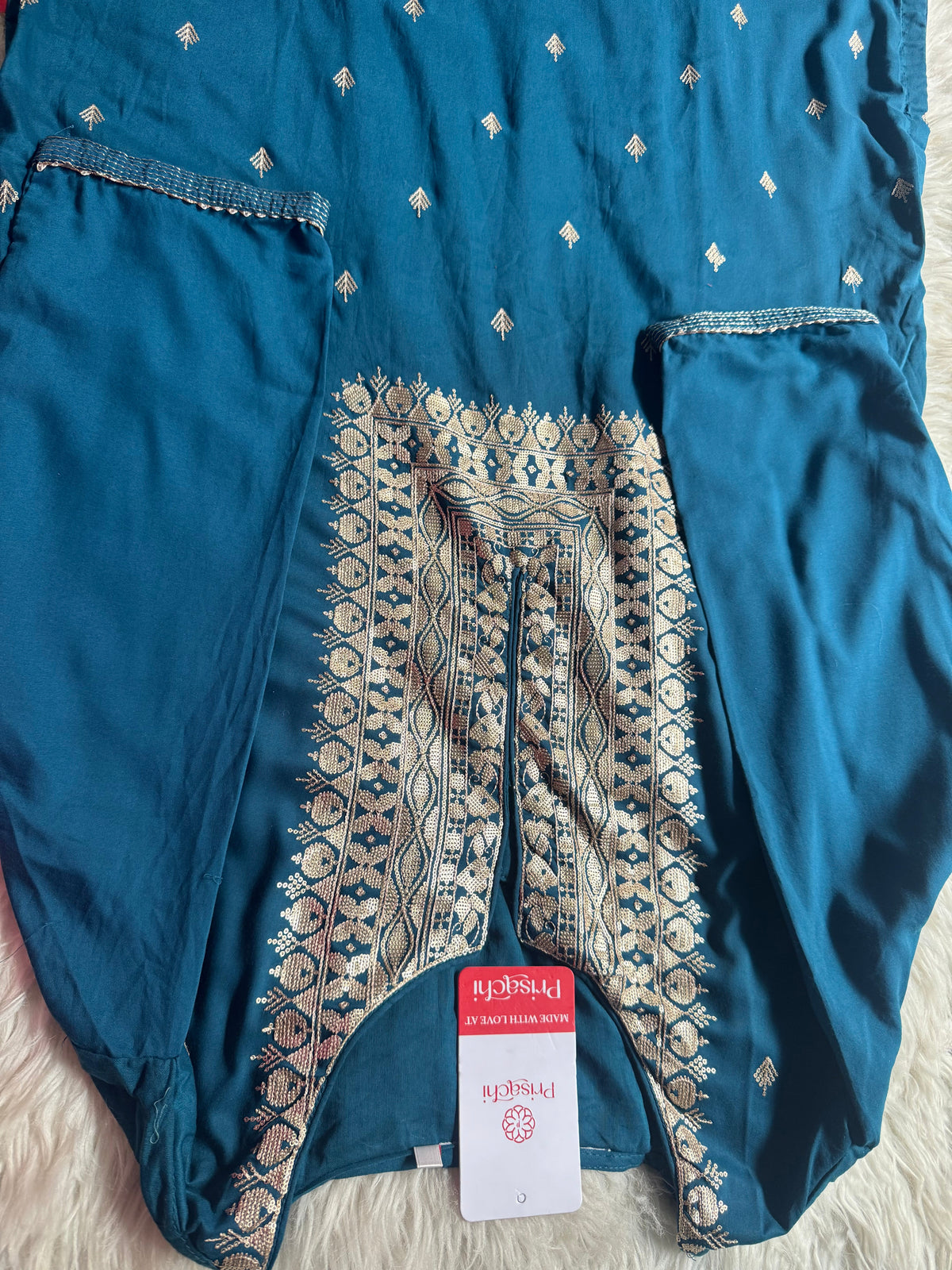 Blue kurta Bottom  with dupatta