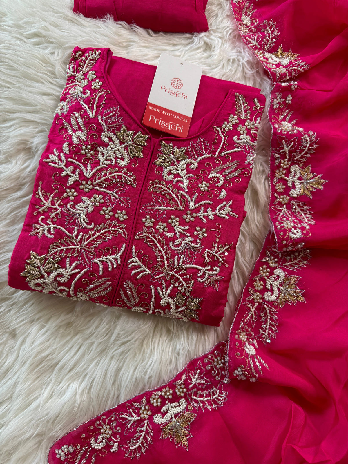 Designer Embroidery Kurti pant with Embroidered dupttaa