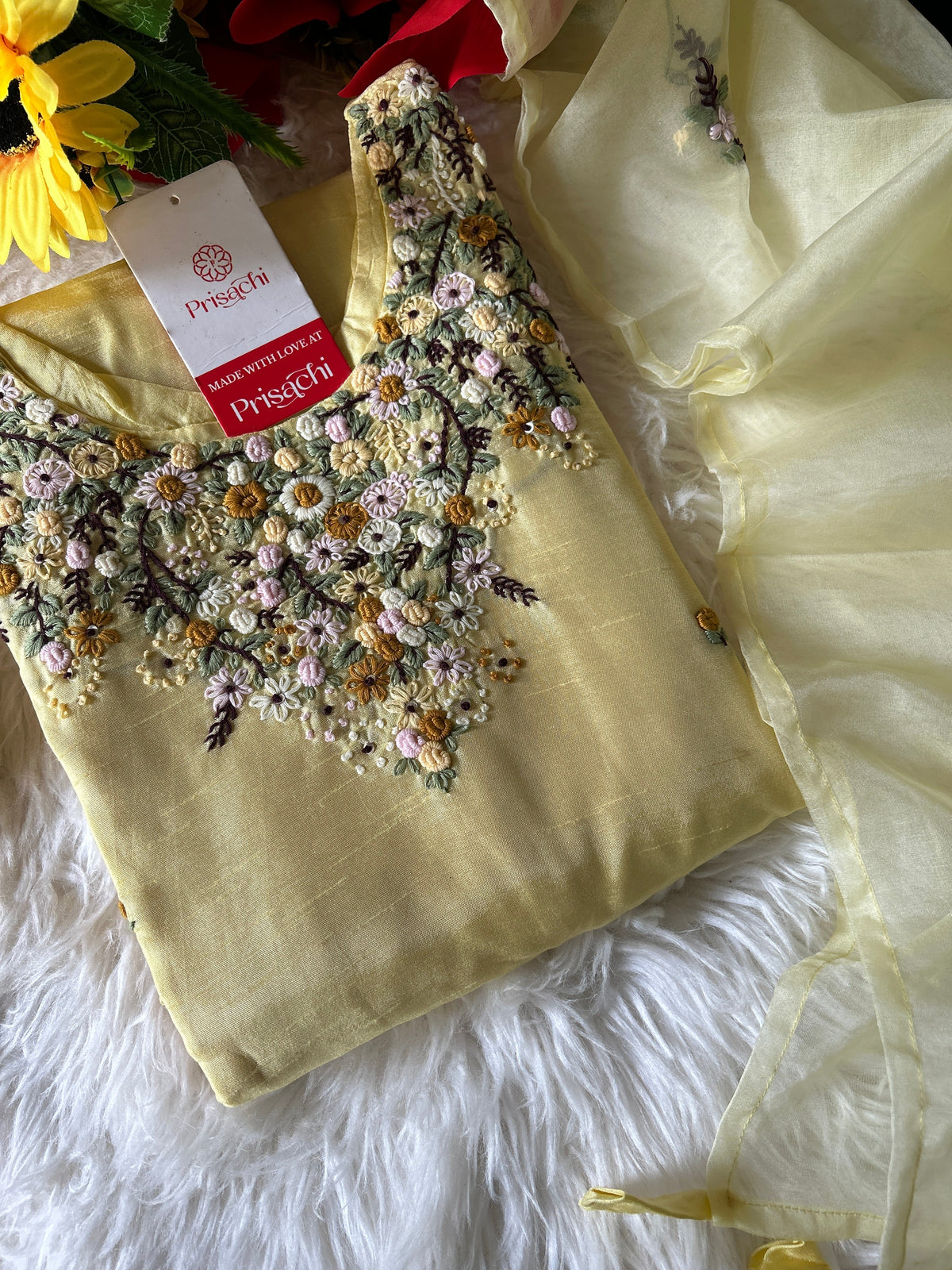 Designer Kurti bottom with Dupttaa