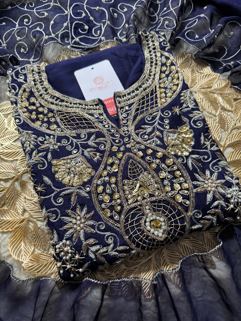 Designer Embroidered kurta Bottom  with dupatta