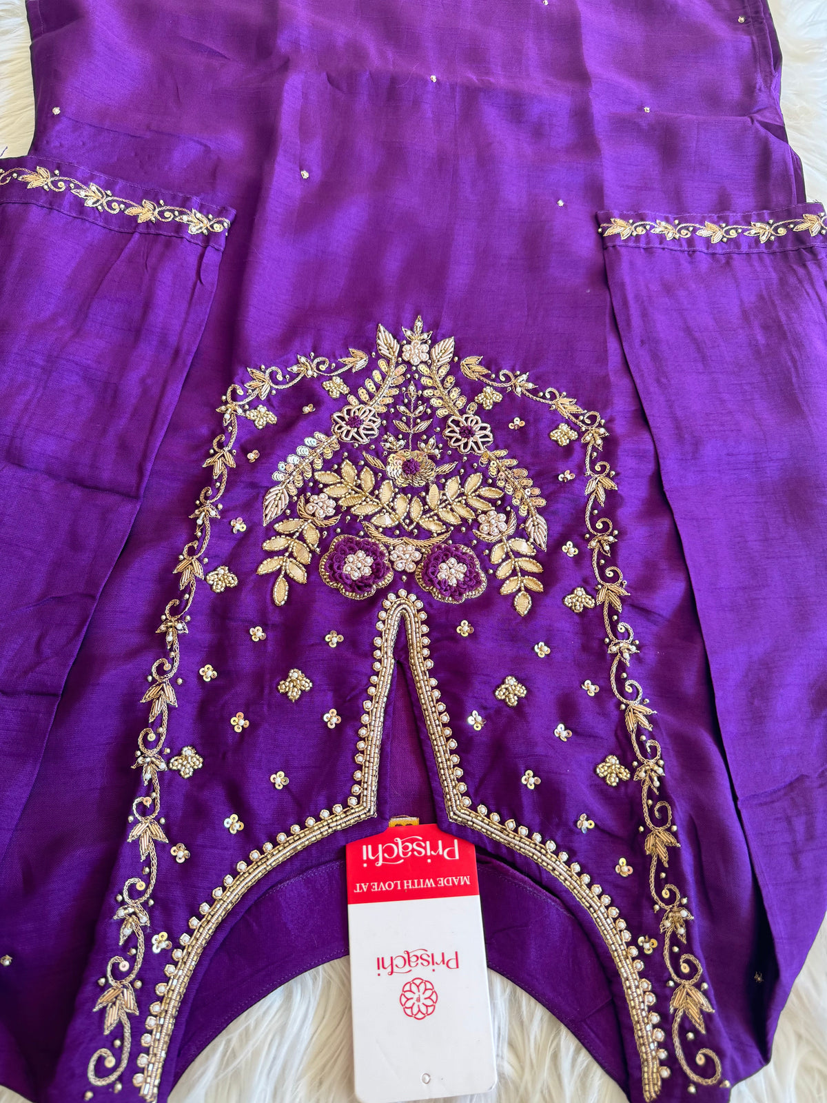 Embroidered Kurta bottom With Dupatta
