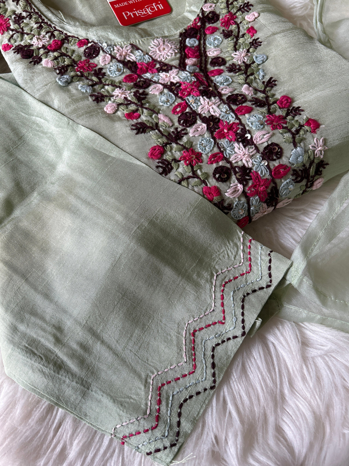 Designer Kurti bottom with Dupttaa