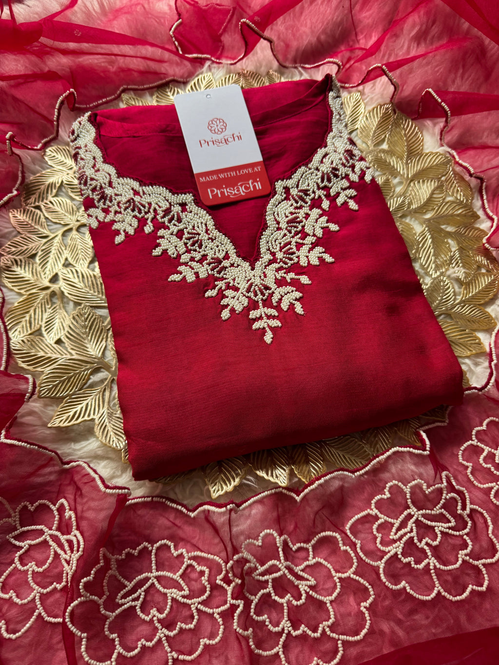 Embroidered kurta Pant  with dupatta