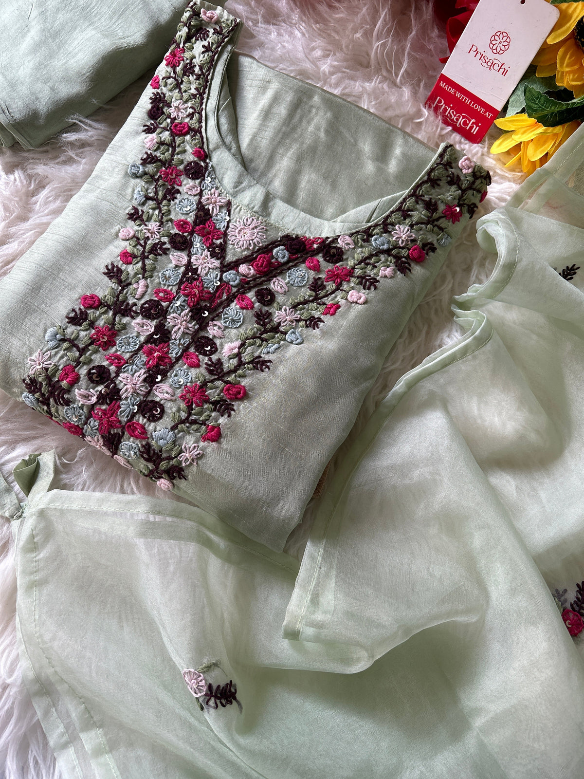 Designer Kurti bottom with Dupttaa