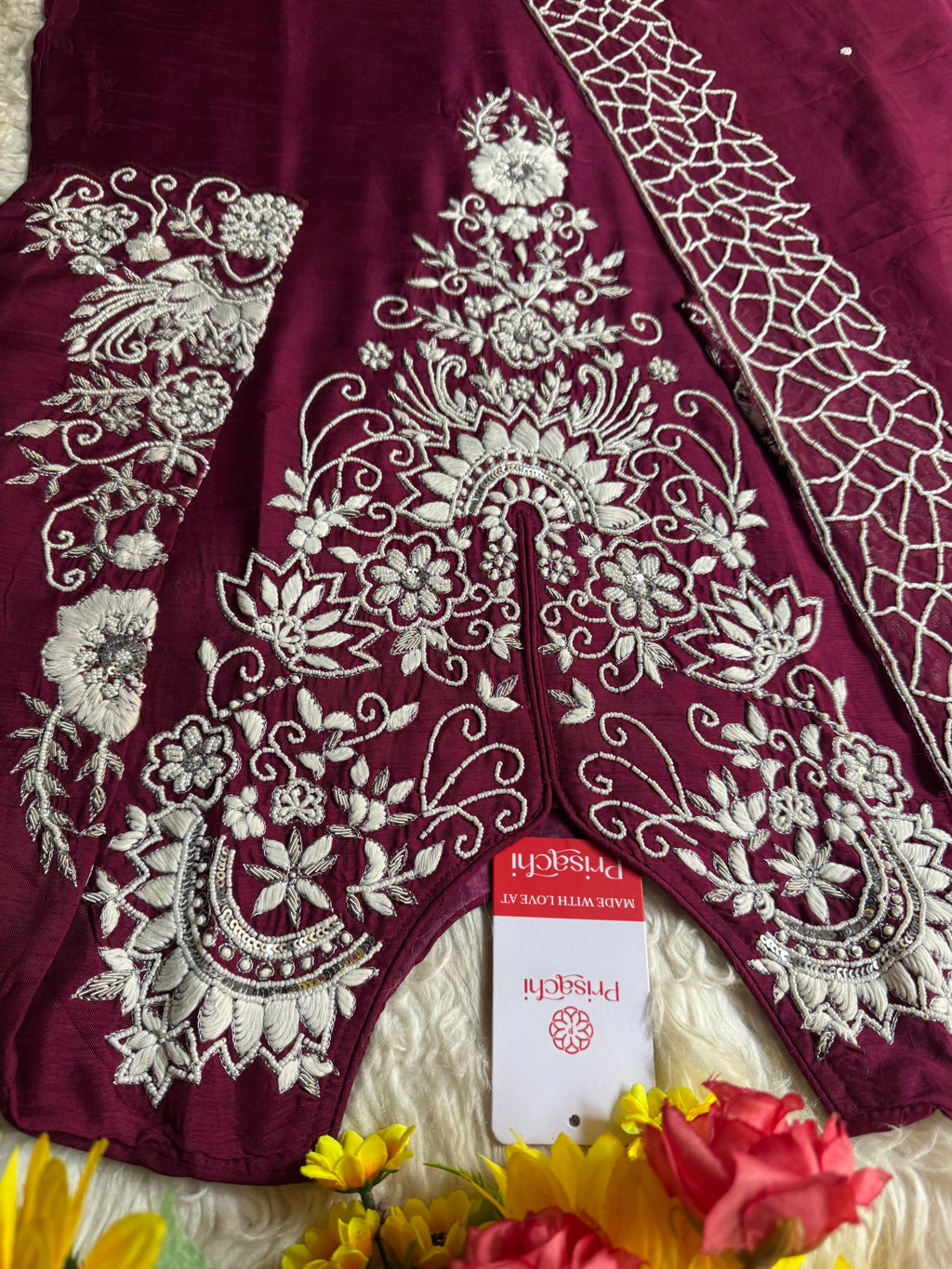 Designer Embroidered kurta Bottom  with dupatta