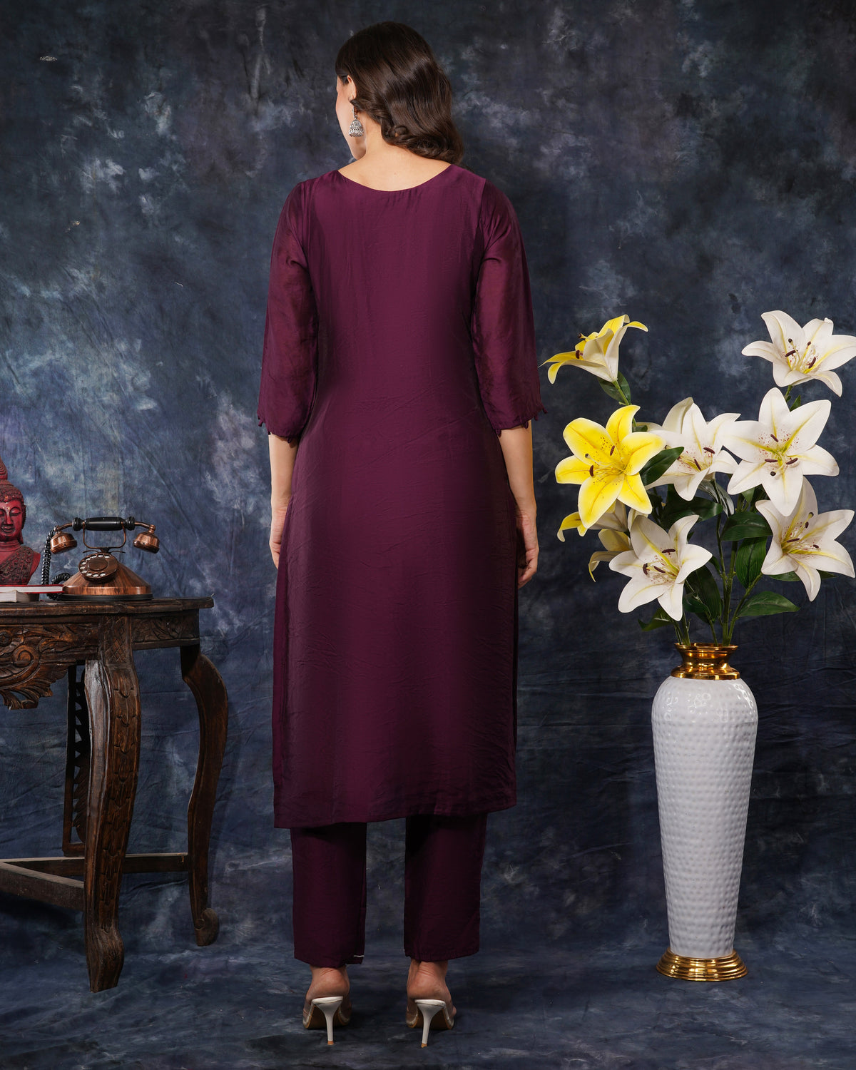 Designer Embroidered kurta Bottom  with dupatta
