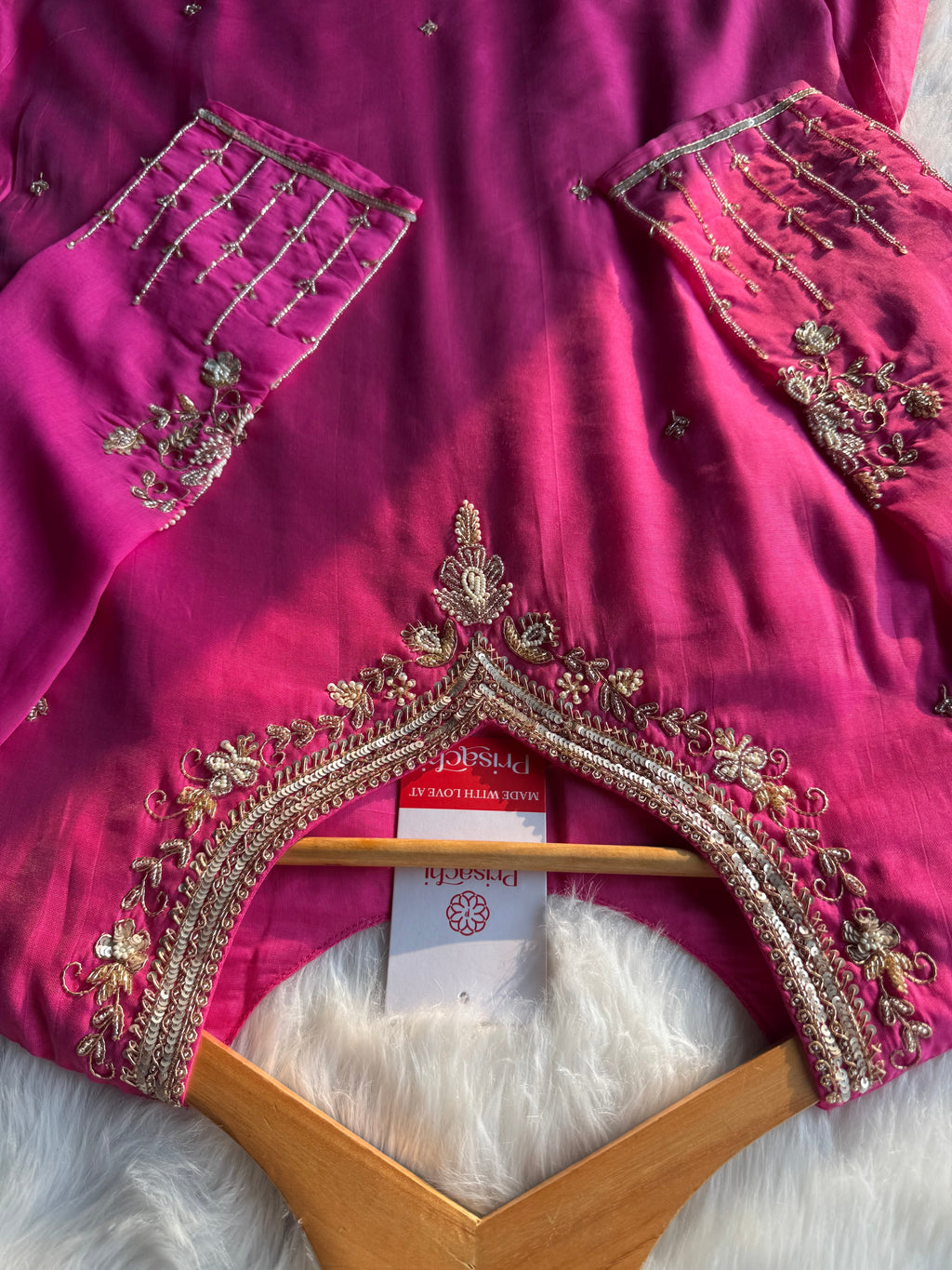 Prisachi A-line Kurta Set with comfy pant and dupatta for Women