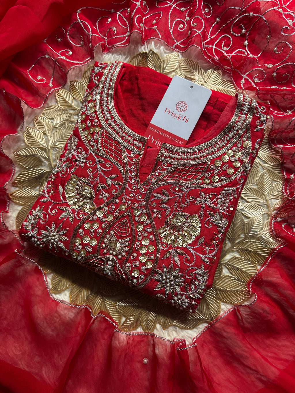 Designer Embroidered kurta Bottom  with dupatta