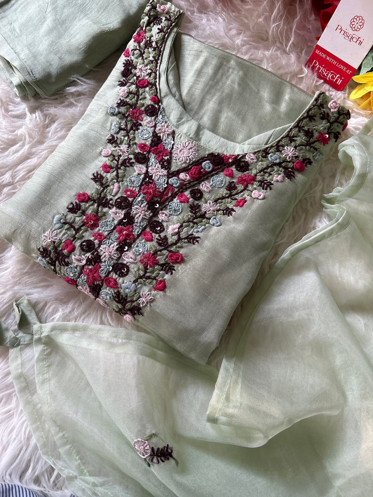 Designer Kurti bottom with Dupttaa