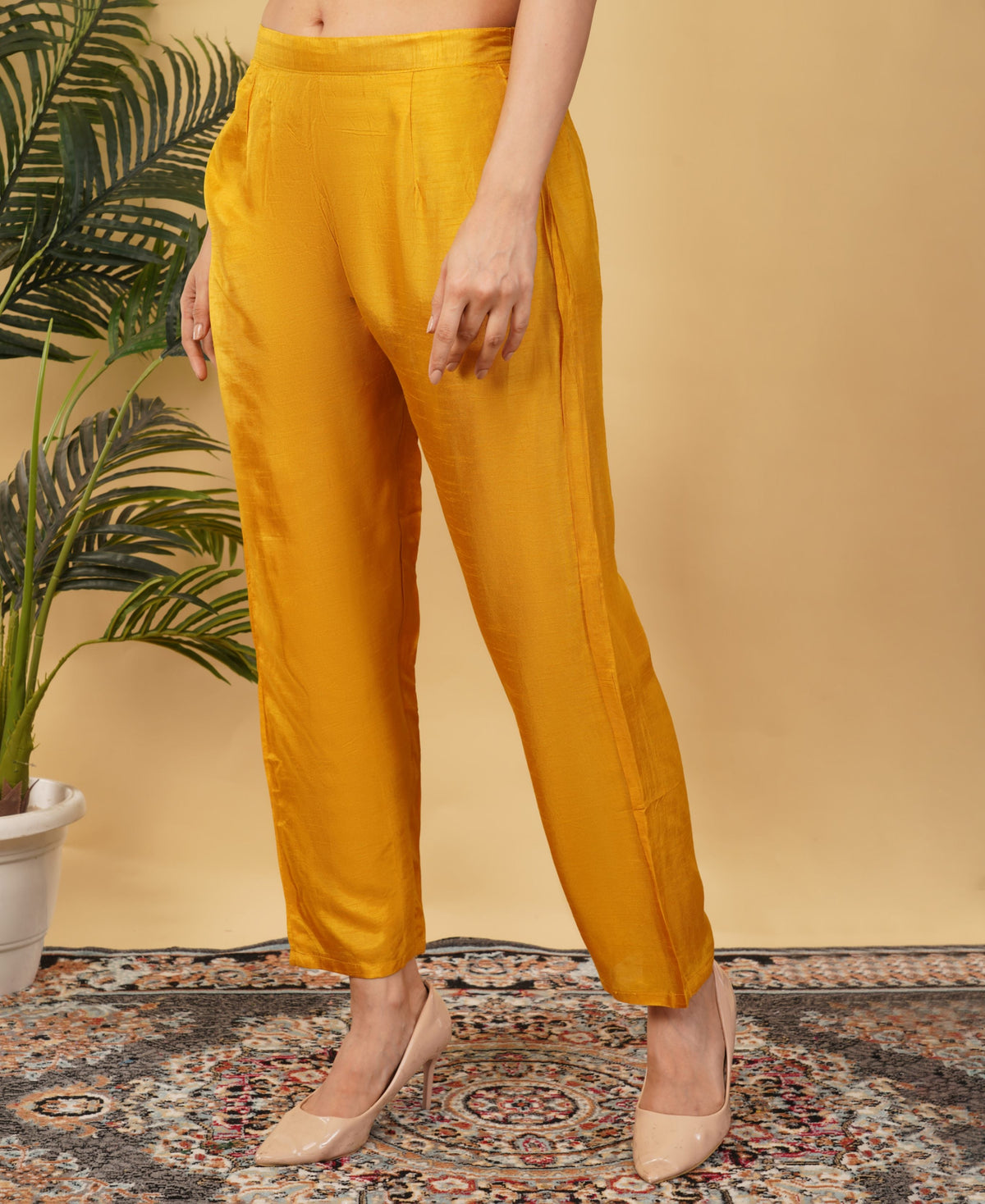 Yellow Designer Ethnic Embroidered Kurta Set with Pant & Dupatta