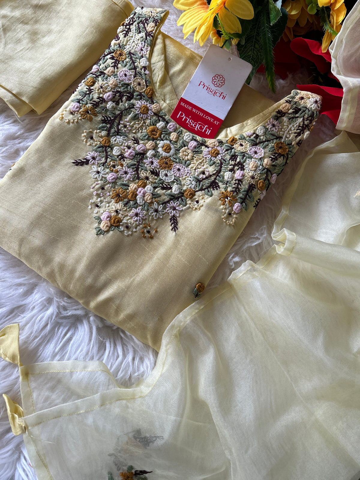 Designer Kurti bottom with Dupttaa