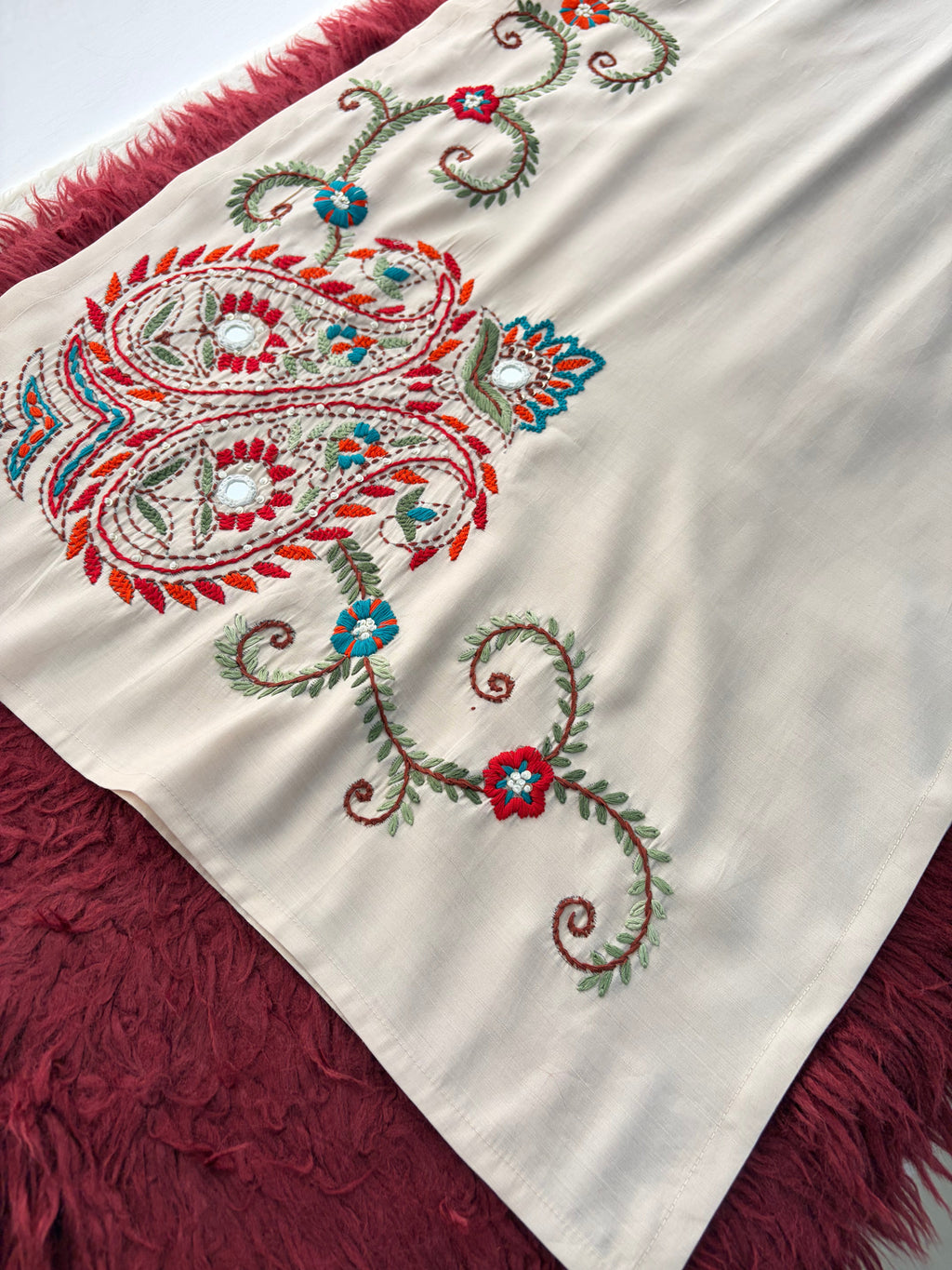 Women Thread Embroidered Kurti with Palazzo Pant Co-Ord Set | Ethnic Office & Daily Wear
