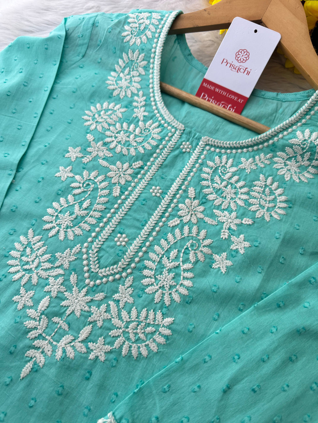 Designer Short Straight Kurti for Women | Thread Embroidered Kurta | Office, Casual & Daily Wear