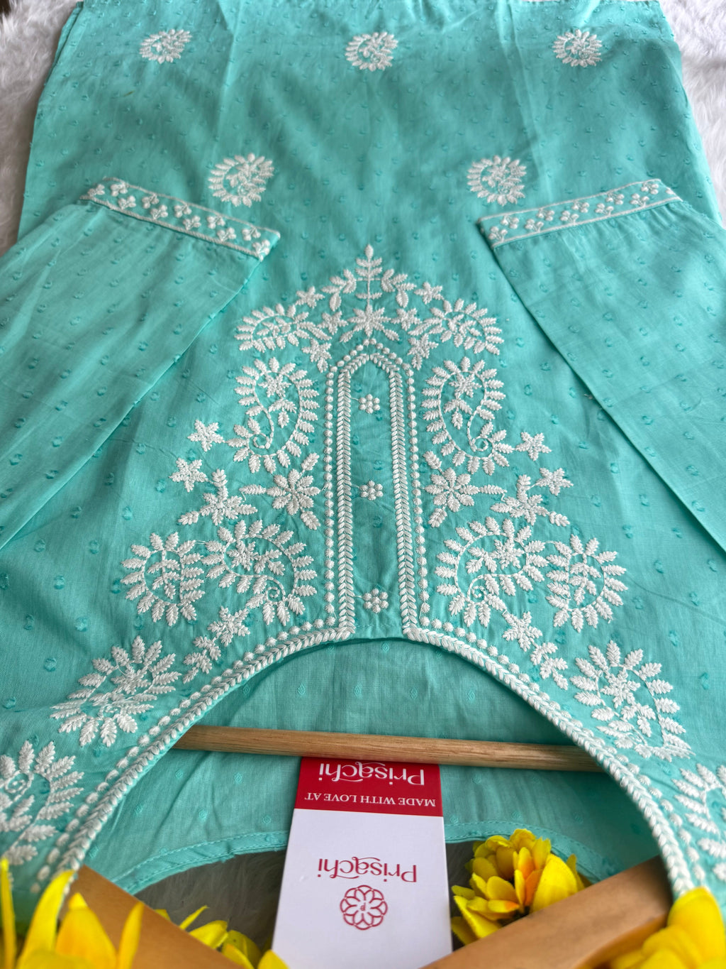 Designer Short Straight Kurti for Women | Thread Embroidered Kurta | Office, Casual & Daily Wear