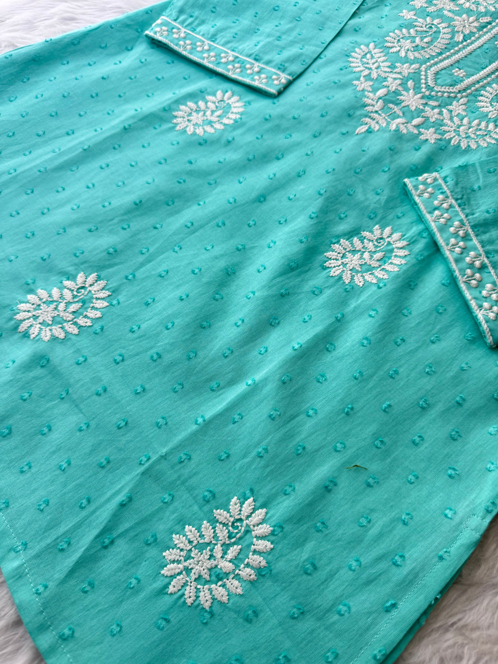 Designer Short Straight Kurti for Women | Thread Embroidered Kurta | Office, Casual & Daily Wear