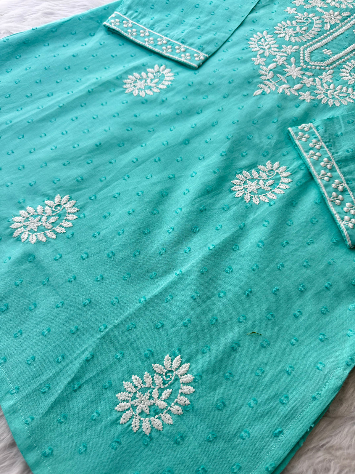 Designer Short Straight Kurti for Women | Thread Embroidered Kurta | Office, Casual & Daily Wear
