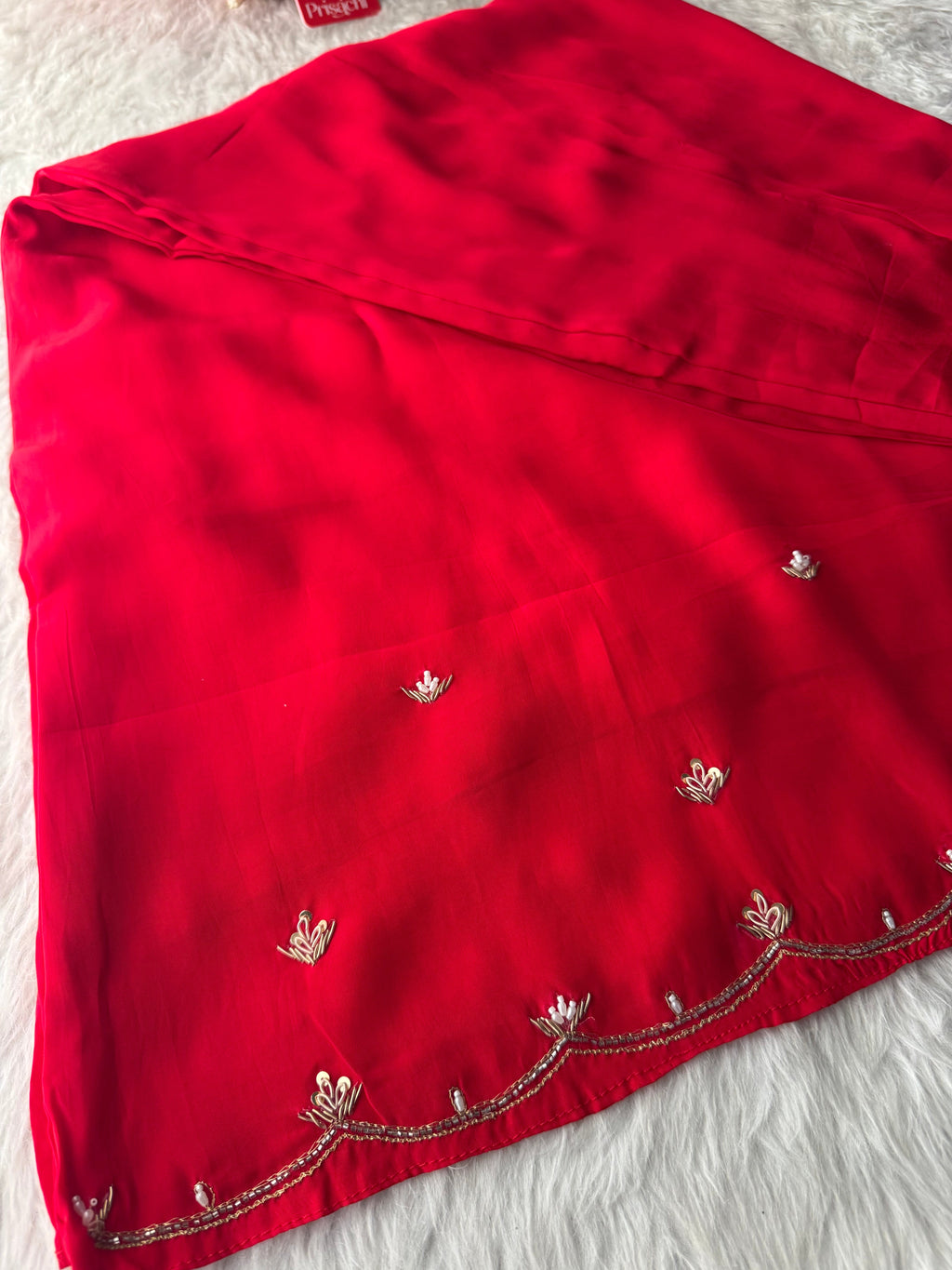 Women’s Red Embroidered Sharara Suit Set with Dupatta | Festive & Wedding Ethnic Wear
