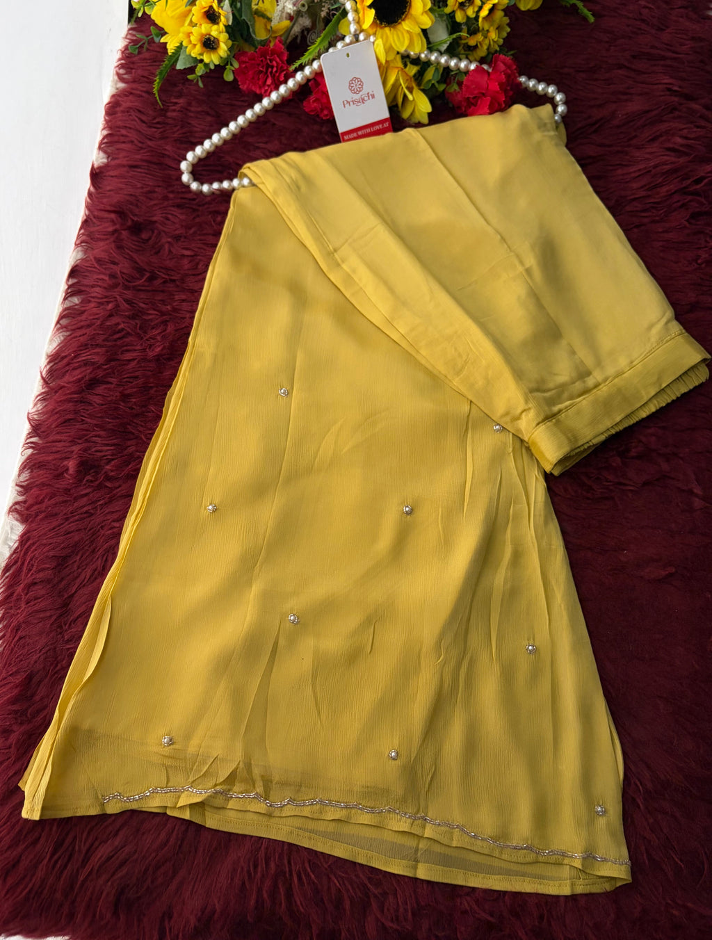 Yellow Embroidered Kurta Set with Palazzo Pants & Dupatta | Festive & Party Wear Ethnic Sharara Set