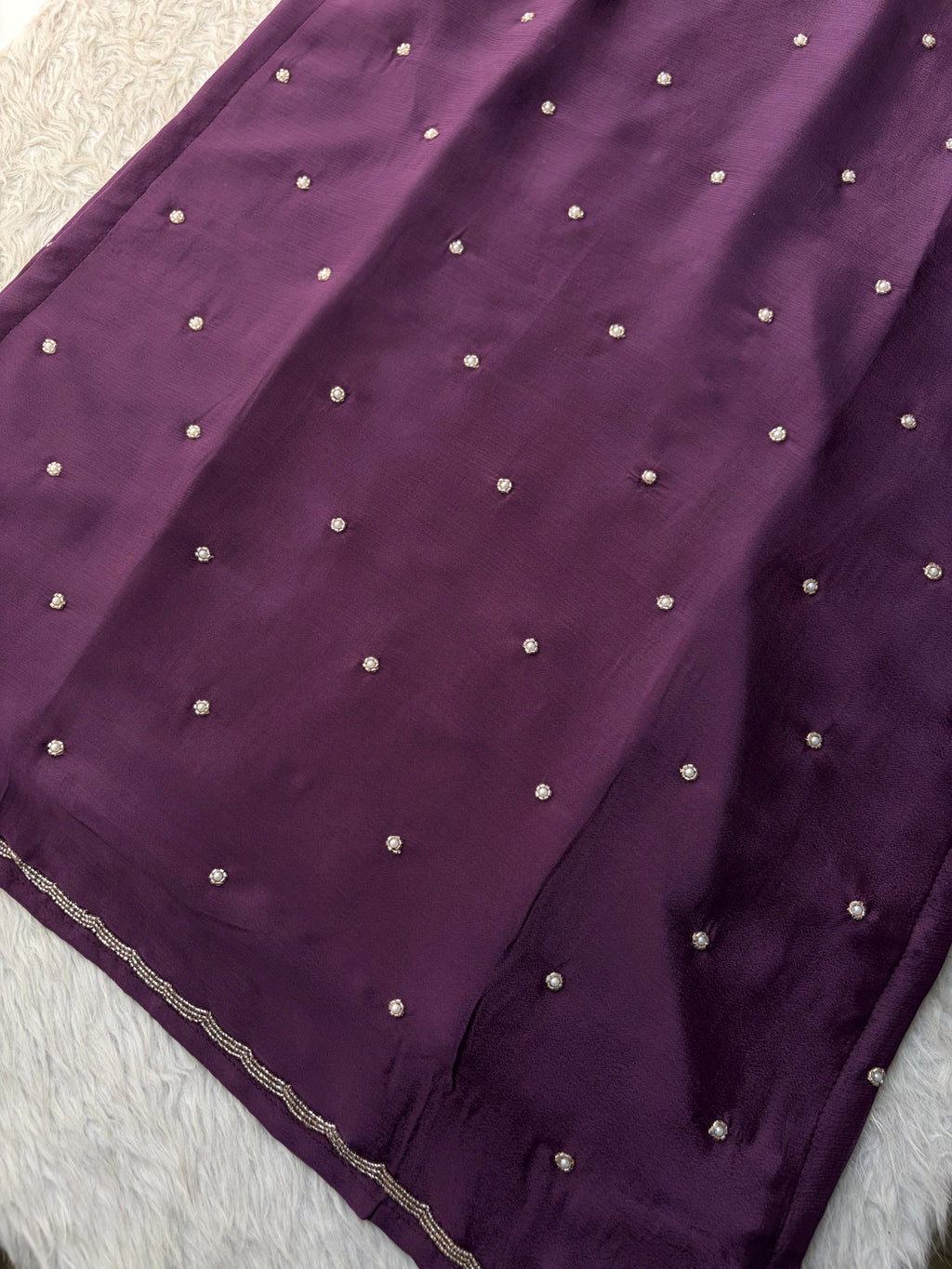 Purple Embroidered Kurta Set with Palazzo Pants & Dupatta | Festive & Party Wear Ethnic Sharara Set