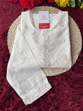 Elegant White Short Straight Embroidered Kurti for Women | Casual Office Wear Ethnic