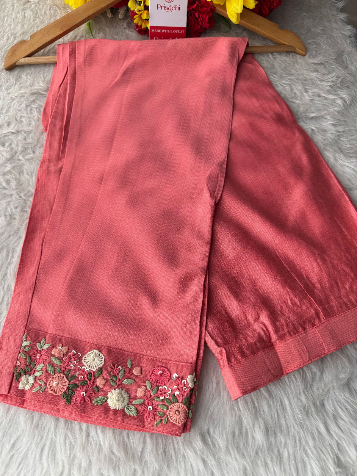 Designer Thread Embroidered Straight Kurti Pant Co-ord Set for Women | Ethnic Office Wear & Daily Wear Outfit