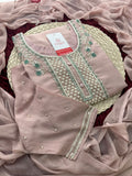 Lavender Zardozi Embroidered Ethnic Kurti Sharara Set with Dupatta | Designer Festive Suit Set