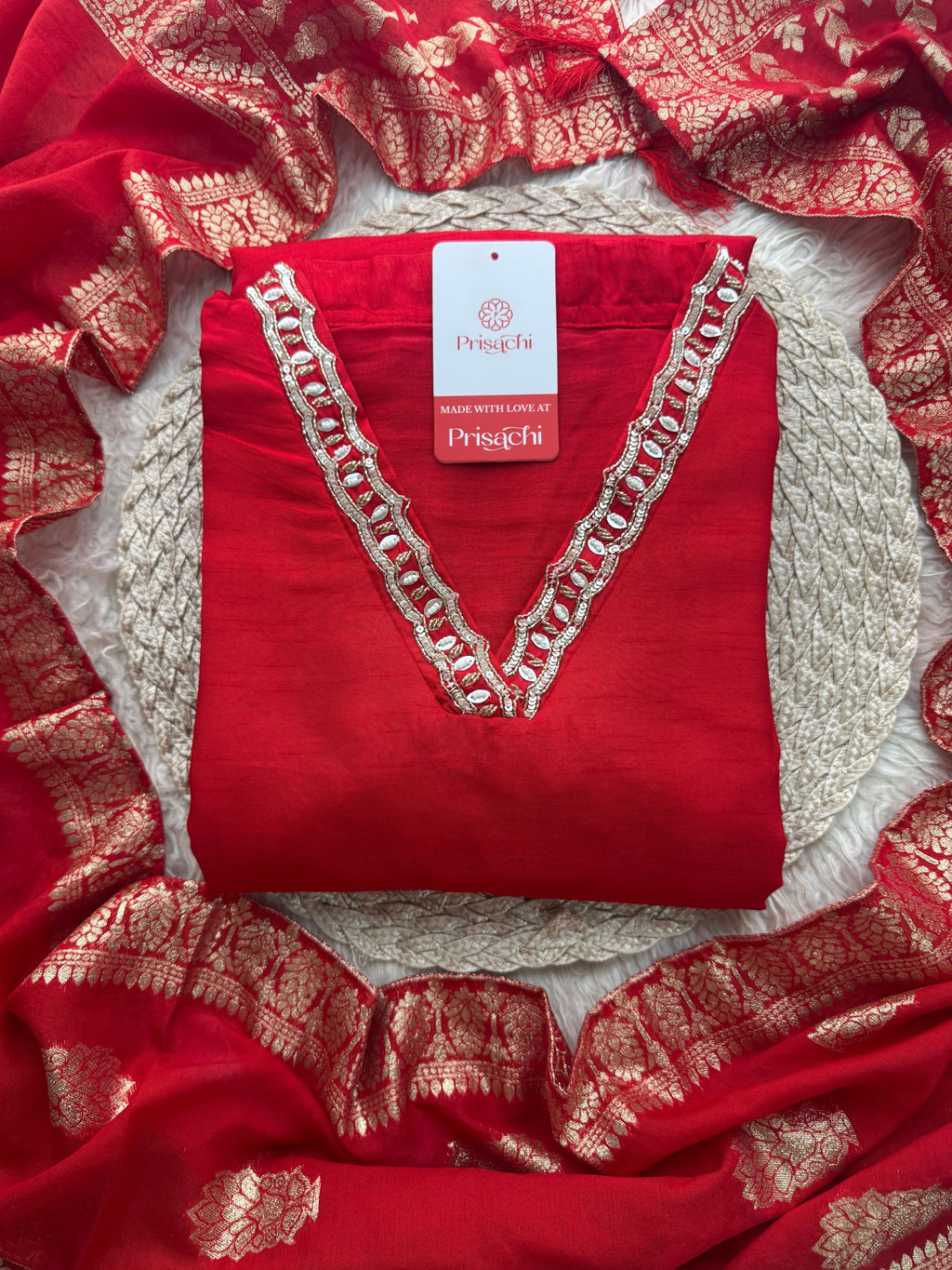 Embroidered kurta Pant  with dupatta