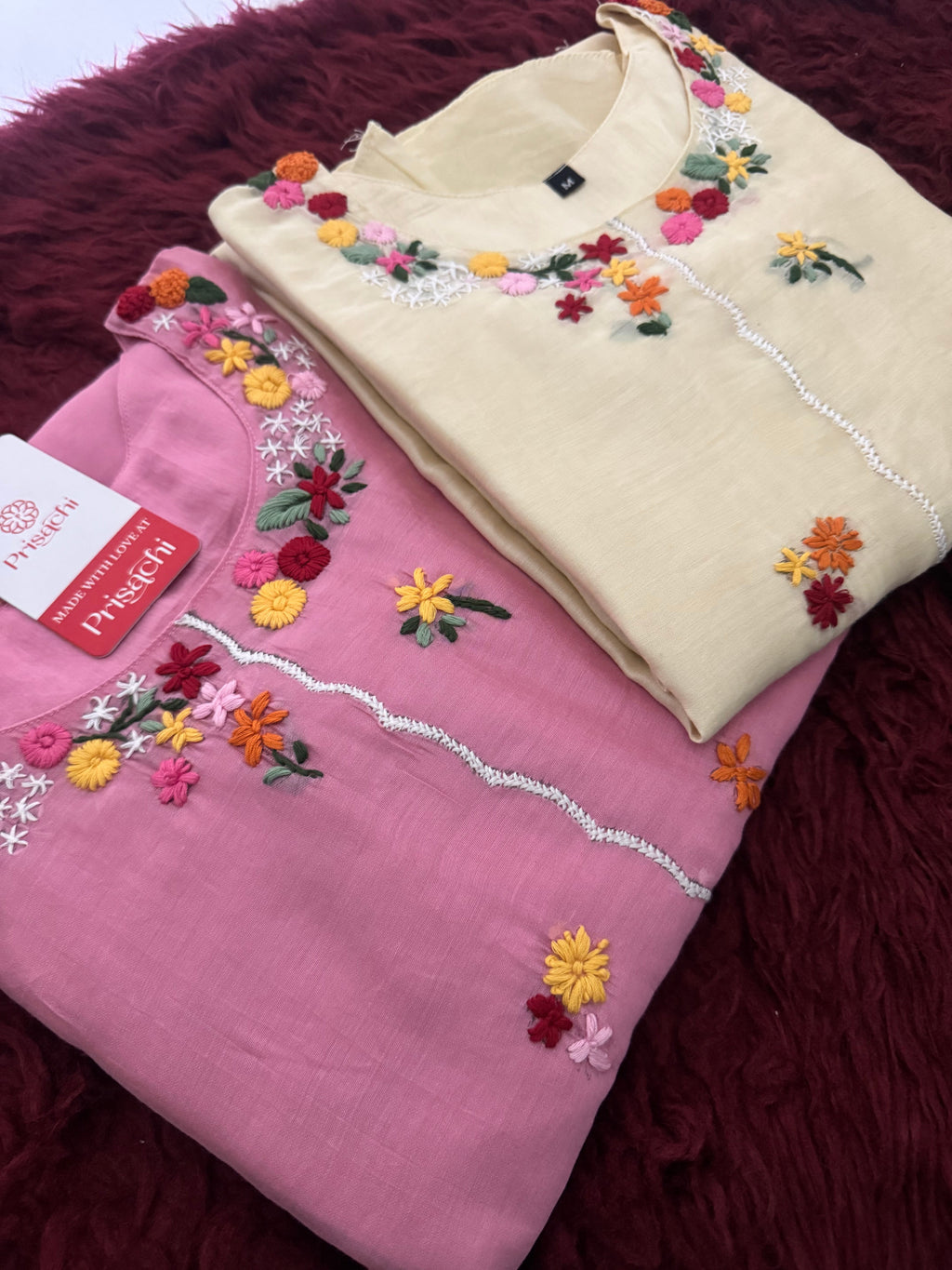 Off White Embroidered A-Line Ethnic Kurta Set with Dupatta & Pant