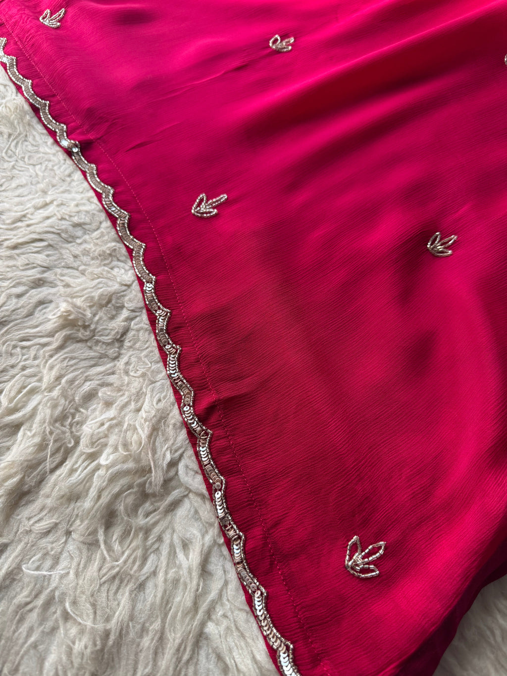 Prisachi Pink Embroidered kurta set with dupatta