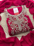 Prisachi Pink Embroidered kurta set with dupatta