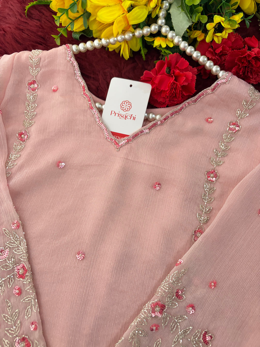 Elegant Embroidered A-Line Ethnic Kurta Set with Dupatta & Pants | Festive & Traditional Wear