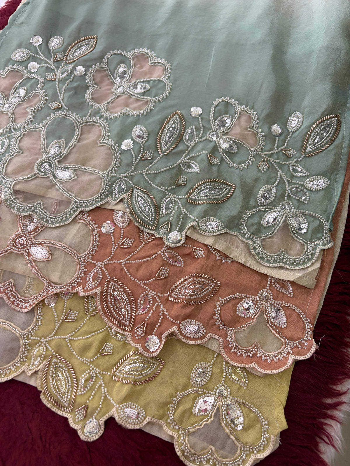 Elegant Gradient Off-White Embroidered Kurta Set with Palazzo Pant | Ethnic Co-Ord Set Party & Daily wear