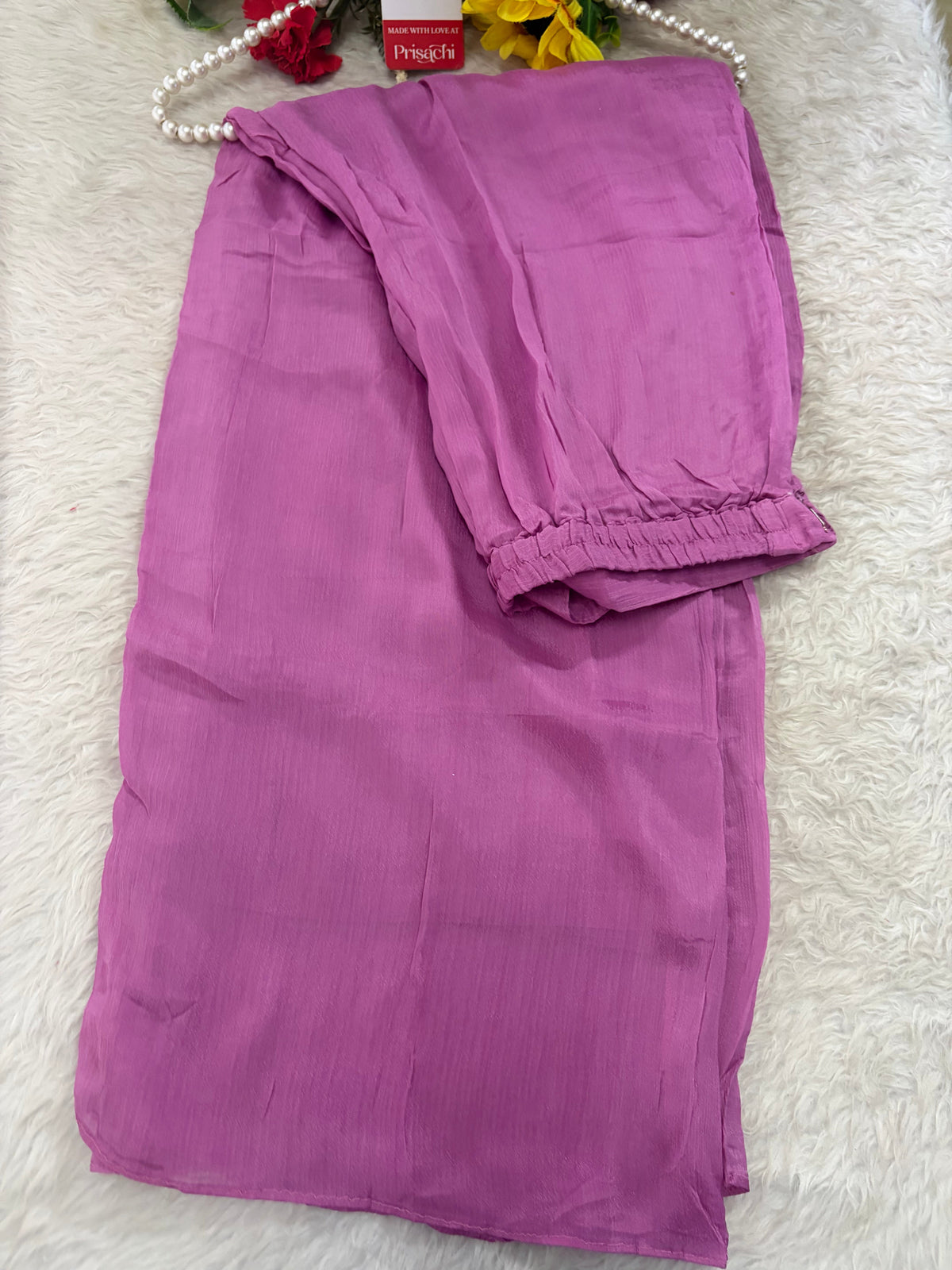 Pink  Designer Embroidered Ethnic Kurta Set with Palazzo &  Dupatta