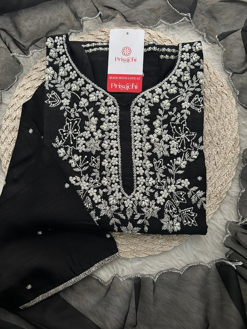Designer Embroidered kurta pant with dupatta