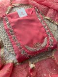 Pink Ethnic Embroidered Kurti Sharara Set with Dupatta