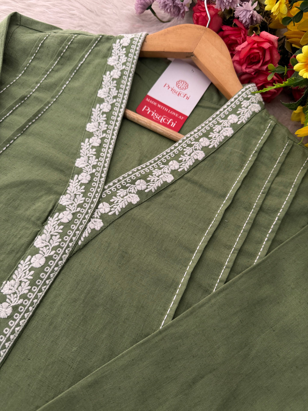 Designer Short Straight Kurti for Women | Thread Embroidered Kurta | Office, Casual & Daily Wear