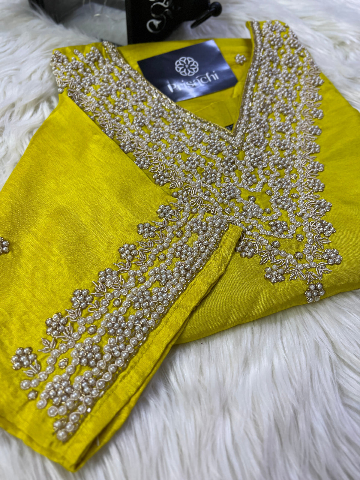 Yellow neck embroidered kurta set with dupatta