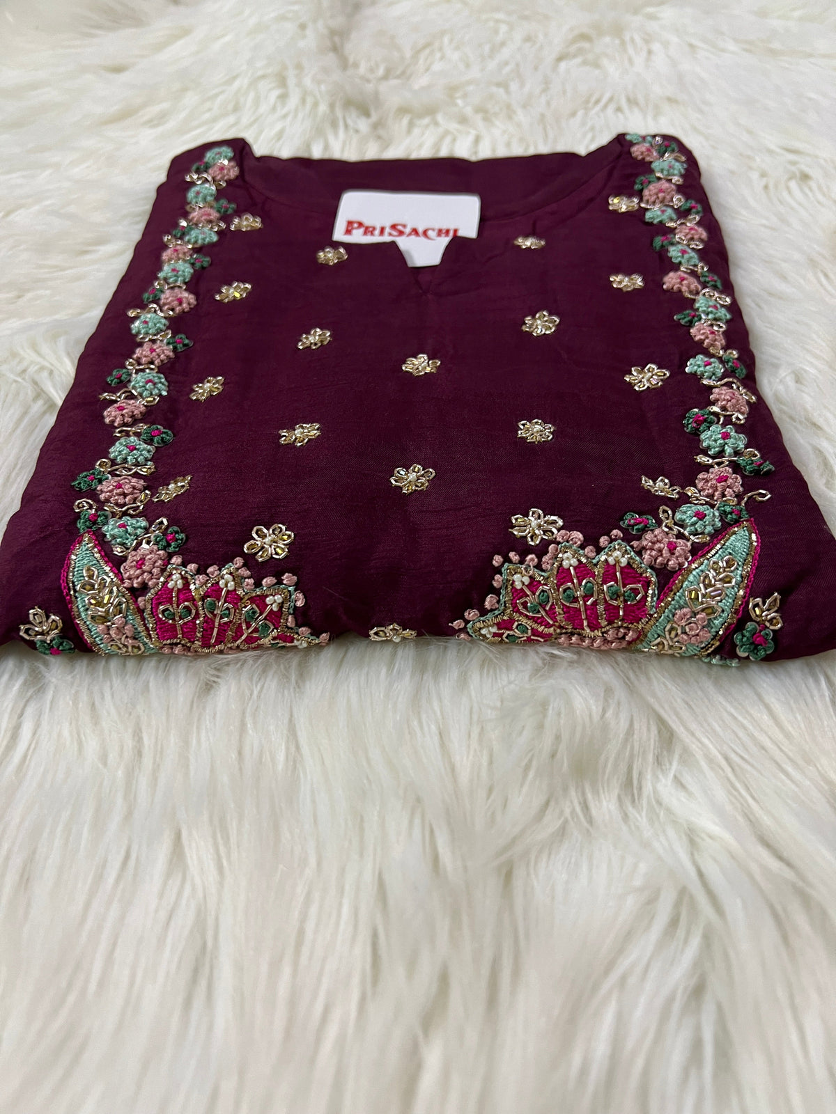 Yellow Embroidered kurta set with dupatta
