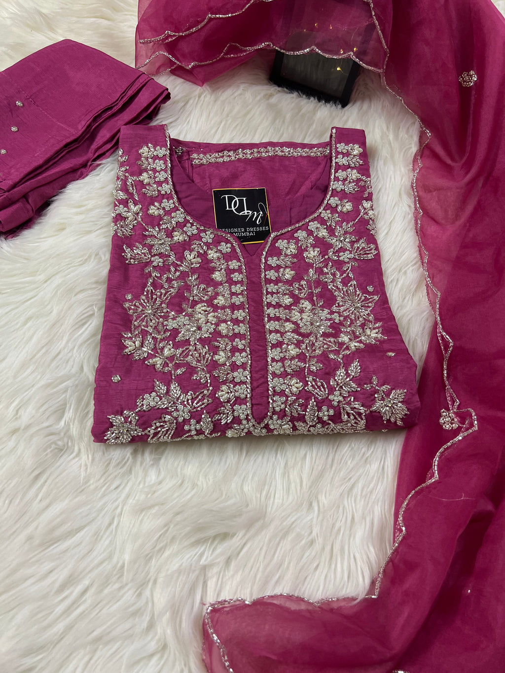 Maslin Designer Embroidery with Zardosi