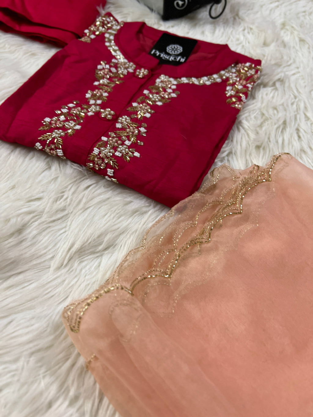 Designer Embroidered Ethnic kurta set with dupatta and pants